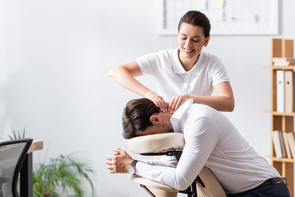 Messemassage & Mobile Massage für Unternehmen in Stuttgart, München, Frankfurt, Düsseldorf & Berlin
